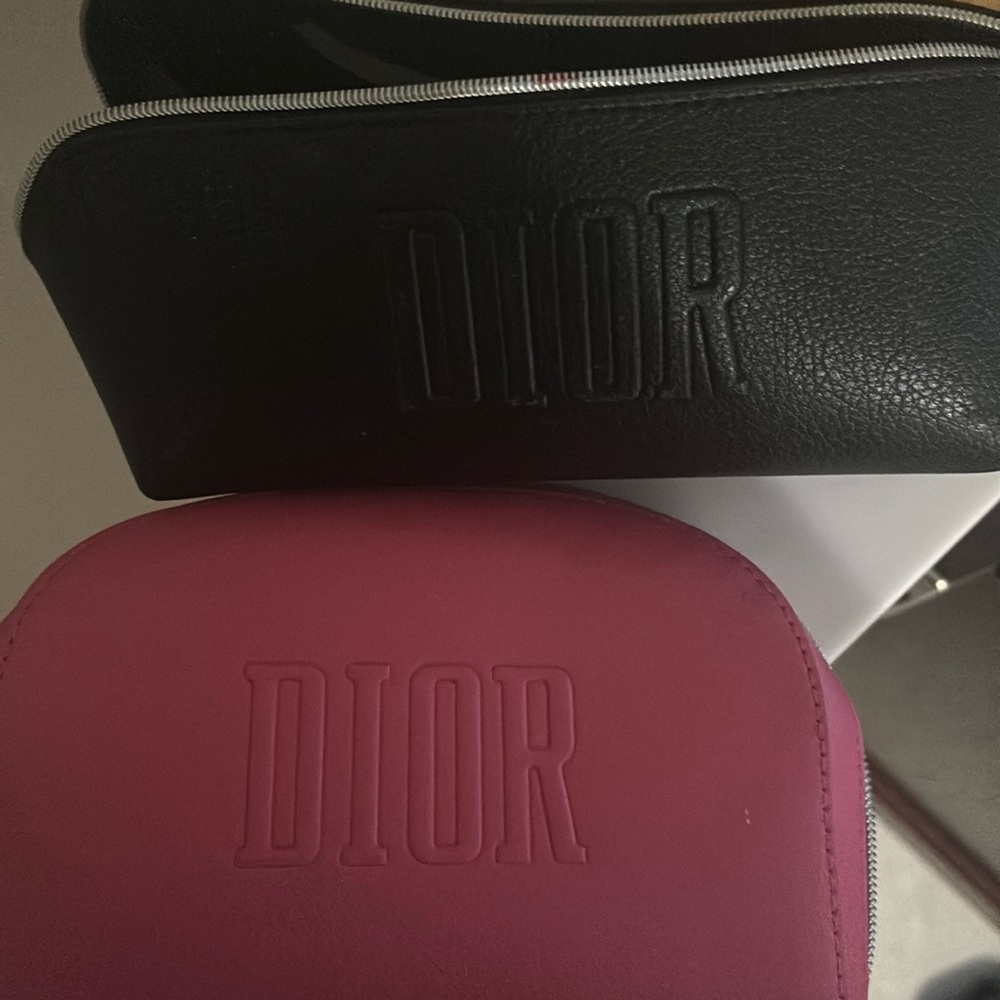 Christian Dior Authentic Makeup Bag Bundle